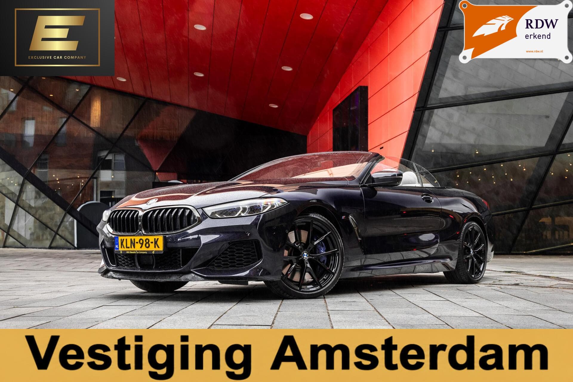 BMW 8 Serie M850i xDrive High Executive | Carbonzwart | B&W | Stoelventilatie